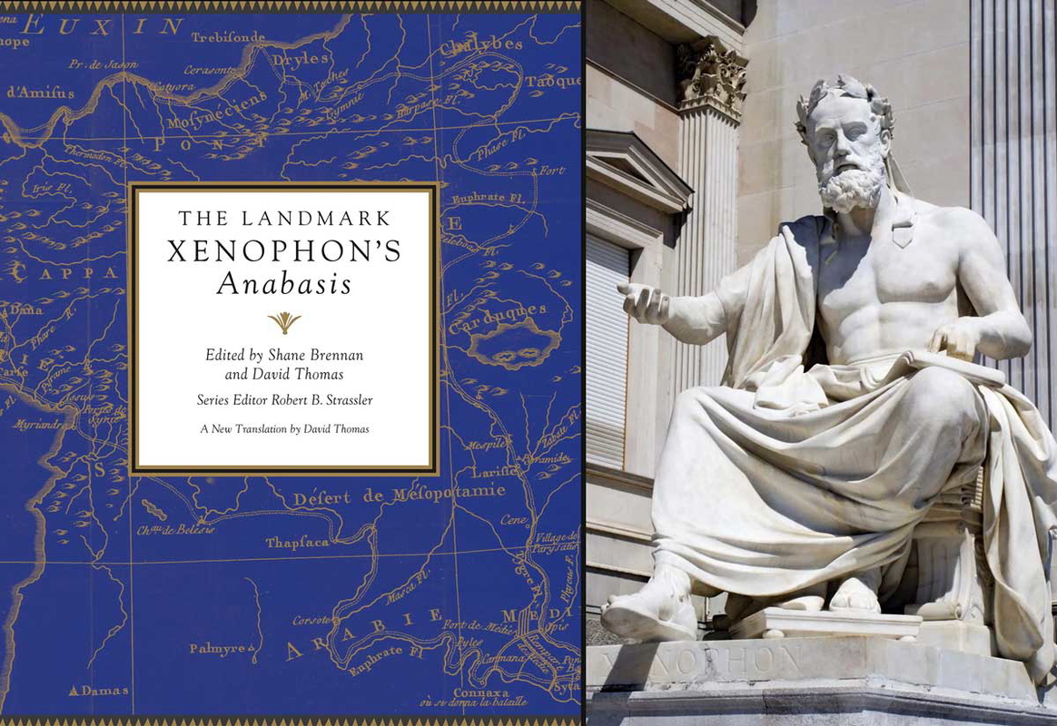 xenophon statue anabasis book