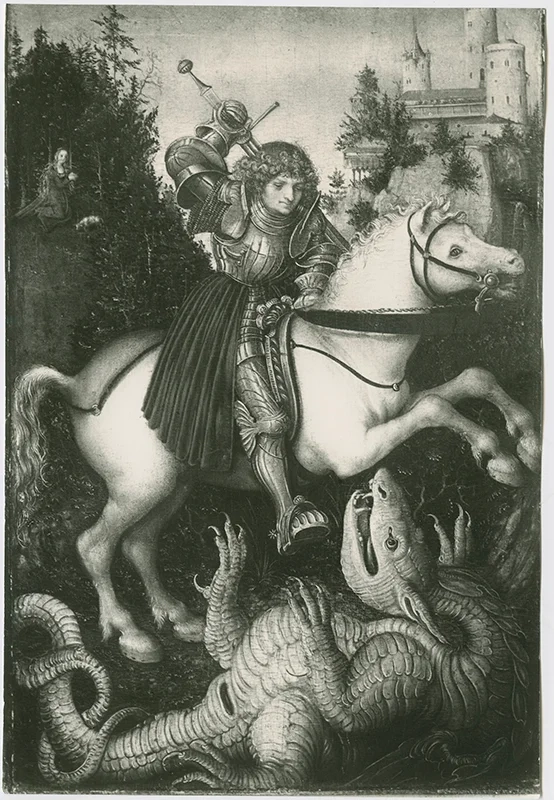 lucas cranach elder saint george monuments men and women