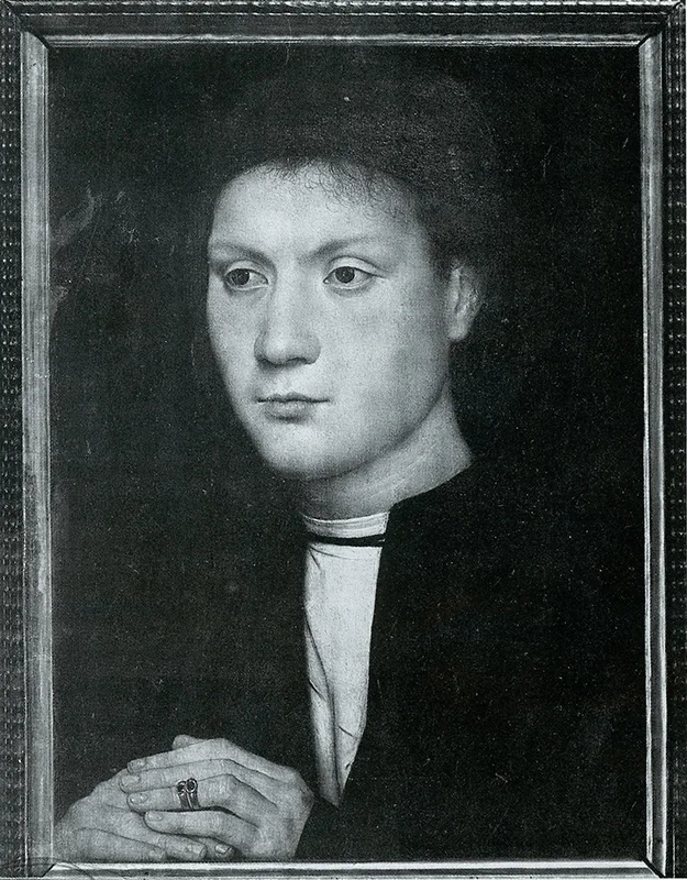 hans memling portrait young man painting