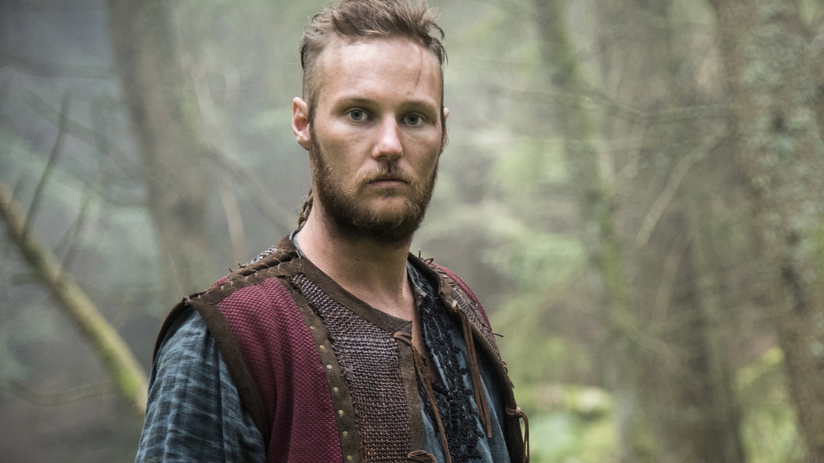 Ubba was played by Jordan Patrick Smith in the History Channel's Vikings. Source: History Channel
