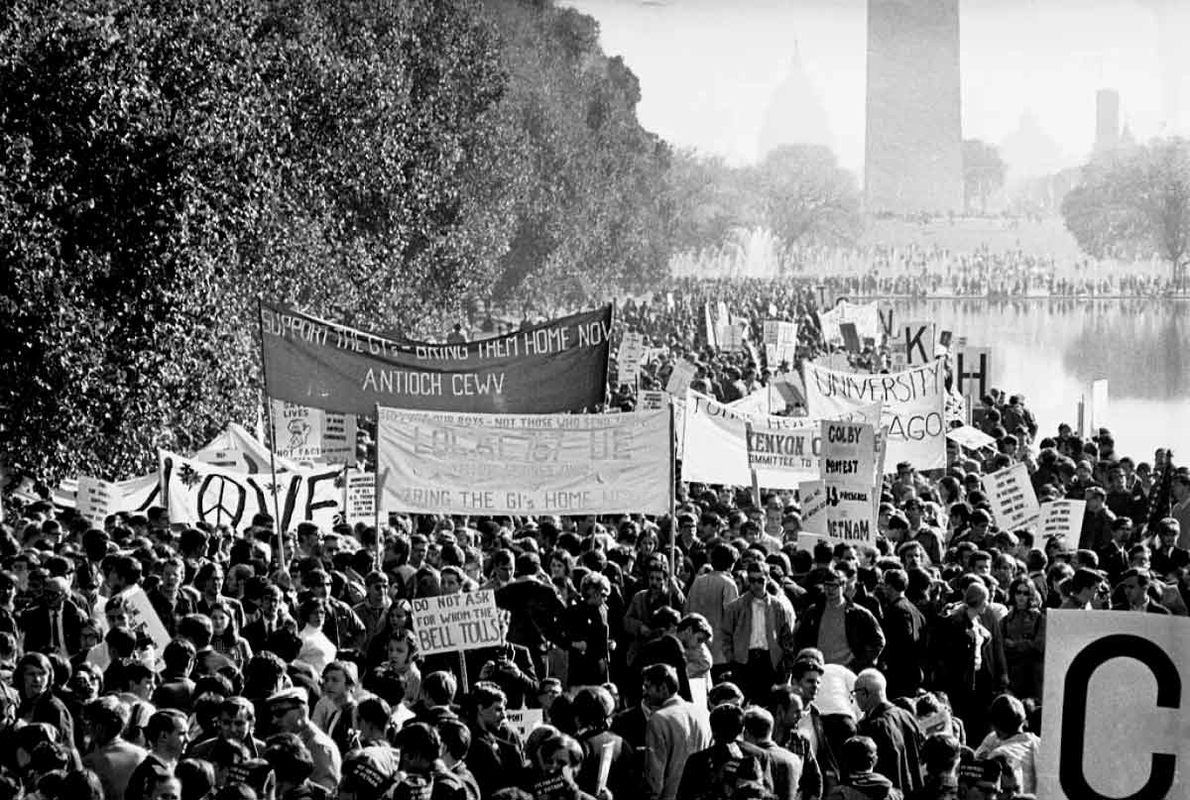 antiwar demonstrations washington 1967 photograph