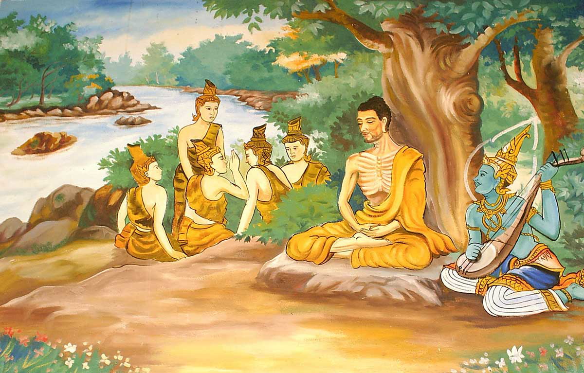 author unknown ascetic bodhisatta gotama painting