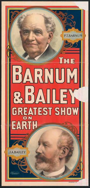 barnum bailey greatest show earth lithograph