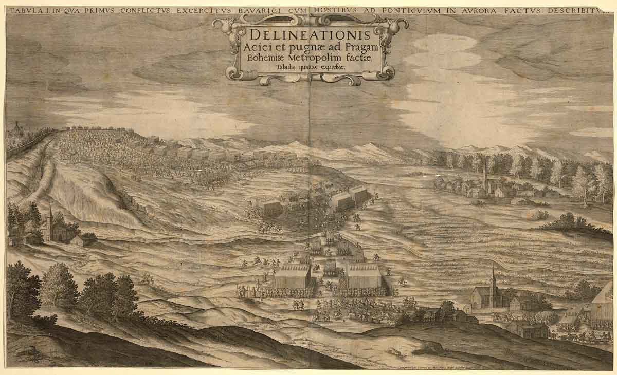 battle bila hora thirty years war begins