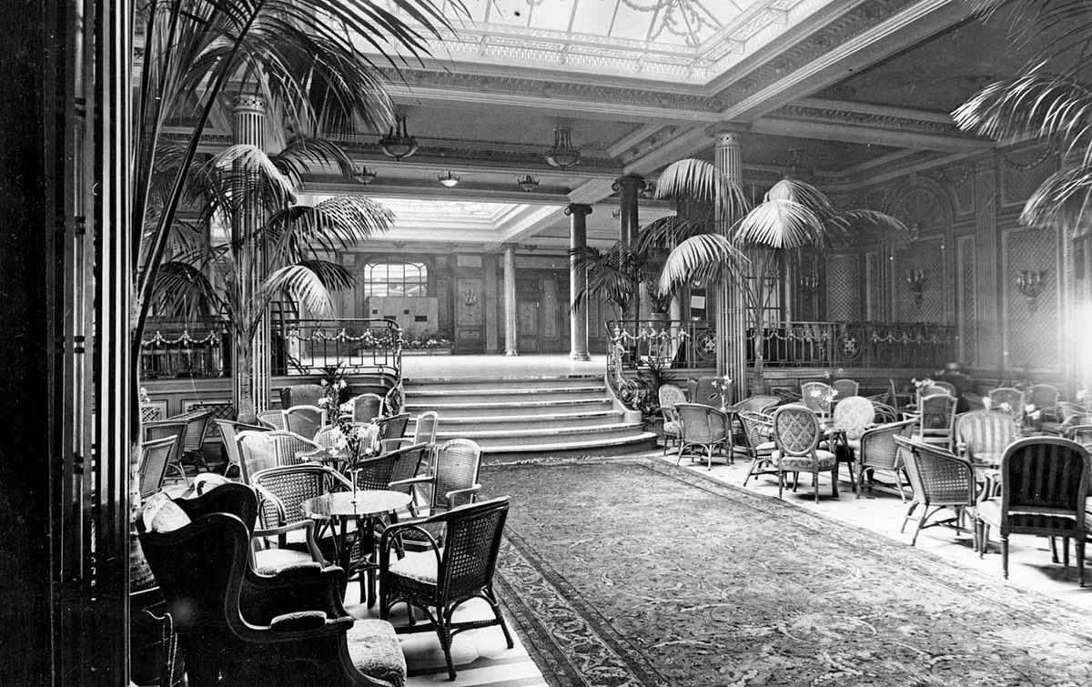 berengaria ship ballroom palm court