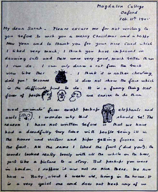c s lewis letter child