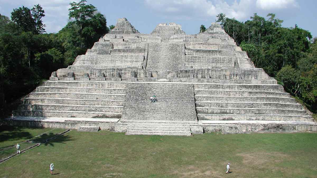 caana architectural complex at caracol belize