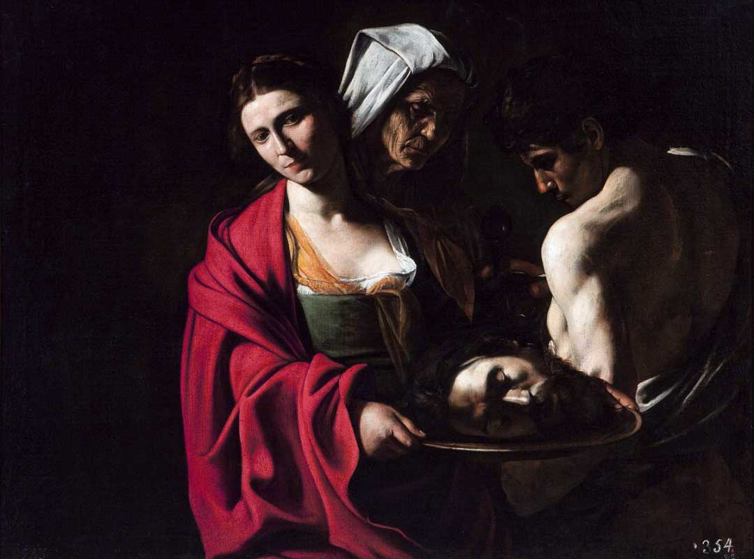 salome head john baptist caravaggio