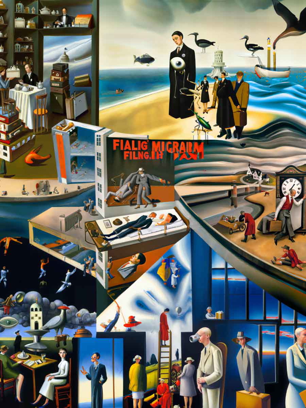 contemporary art dali dream tapestry