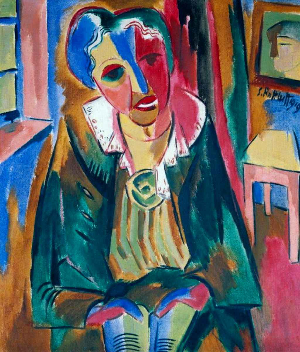 Dr Rosa Schapire by Karl Schmidt-Rottluff