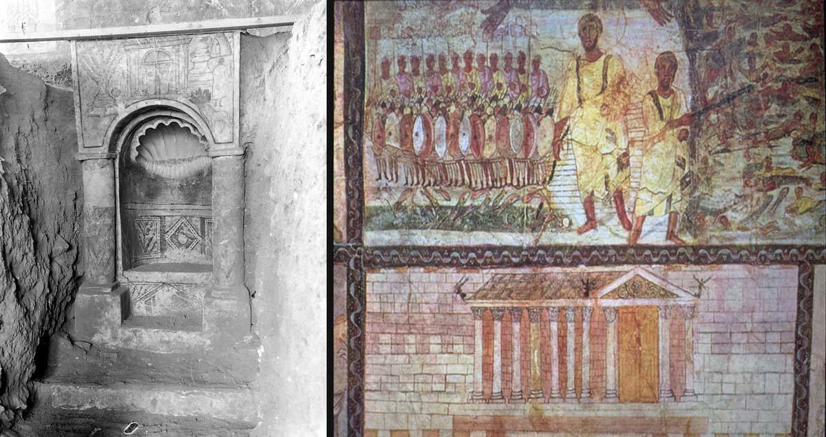 dura europos torah shrine moses crossing red sea