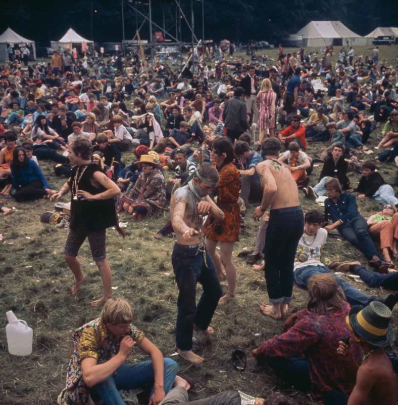 festival flower children hippies dancing summer of love