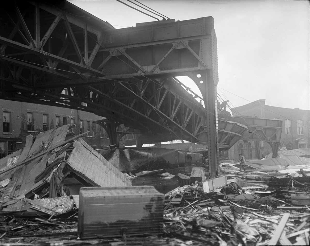 great molasses flood railway damage