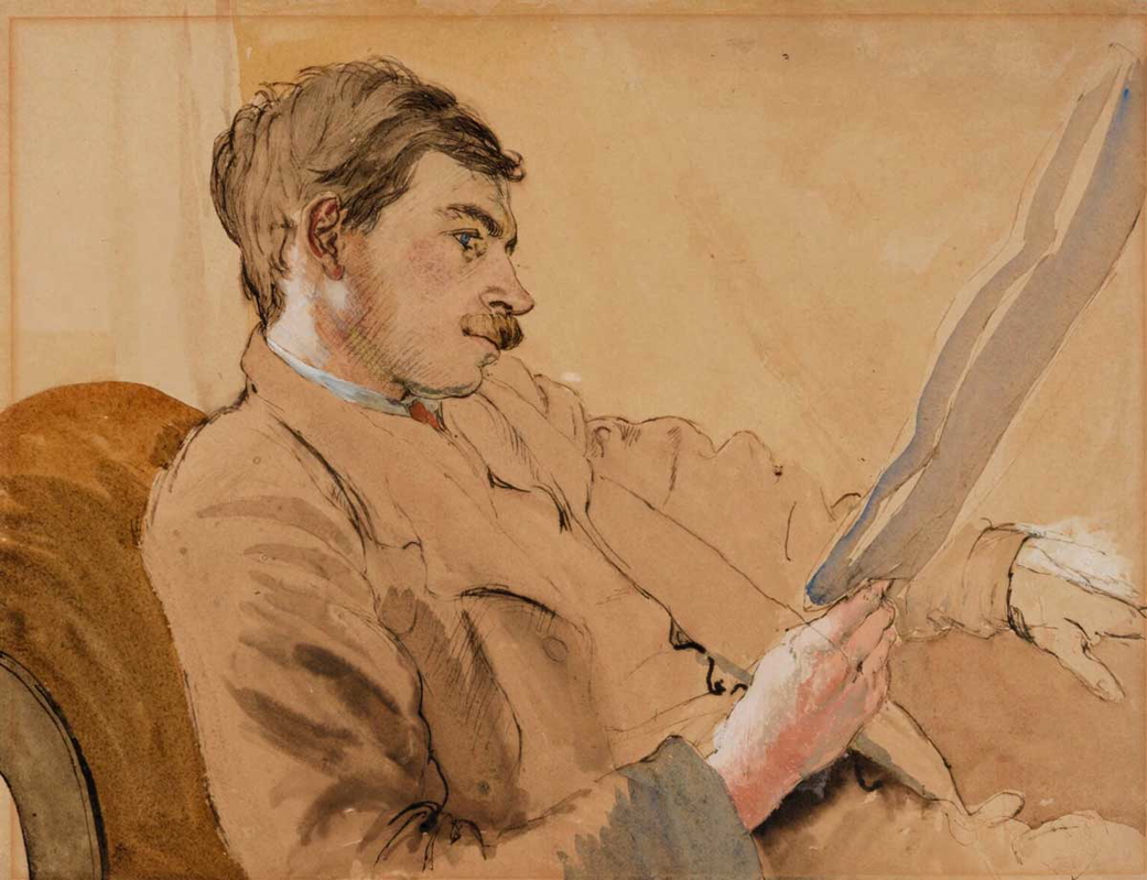 gwen raverat john maynard keynes portrait
