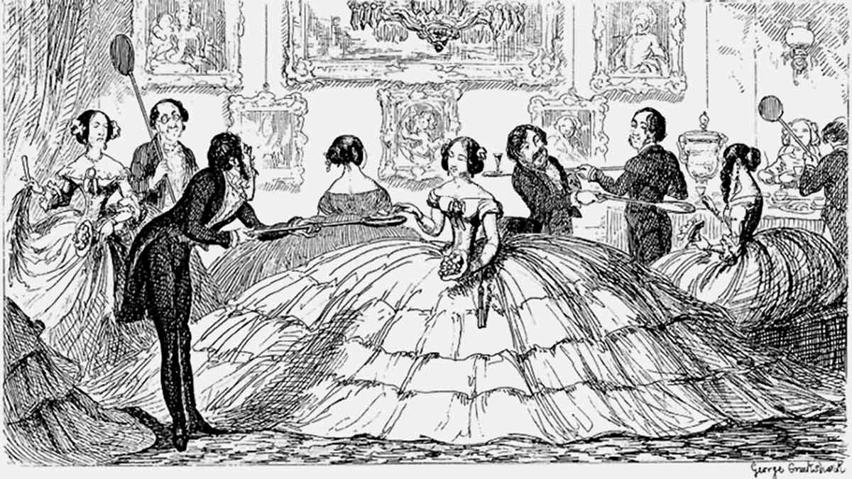 huge crinoline skirt