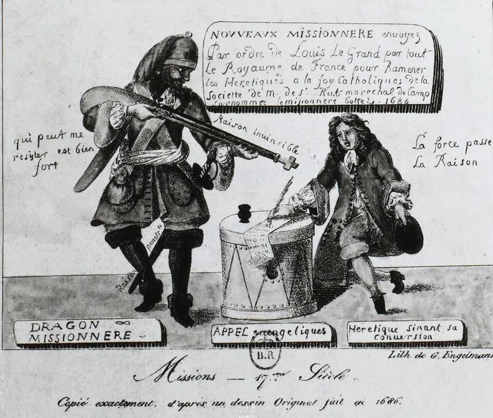 huguenots dragoons 1686