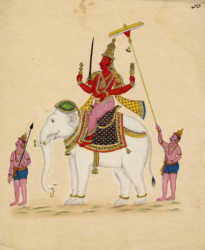 indra hindu storm god