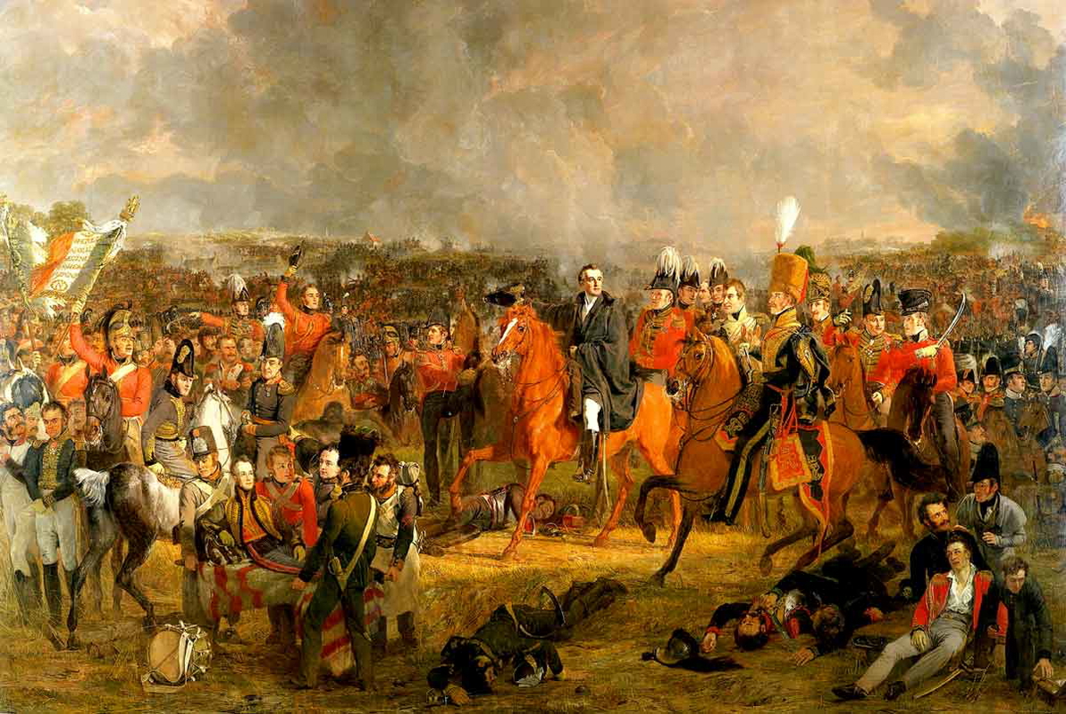 jan pieneman battle waterloo painting