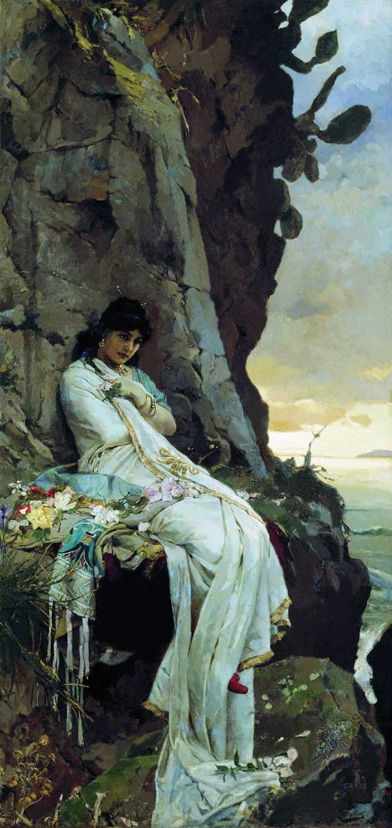 julia the elder in exile svedomski painting