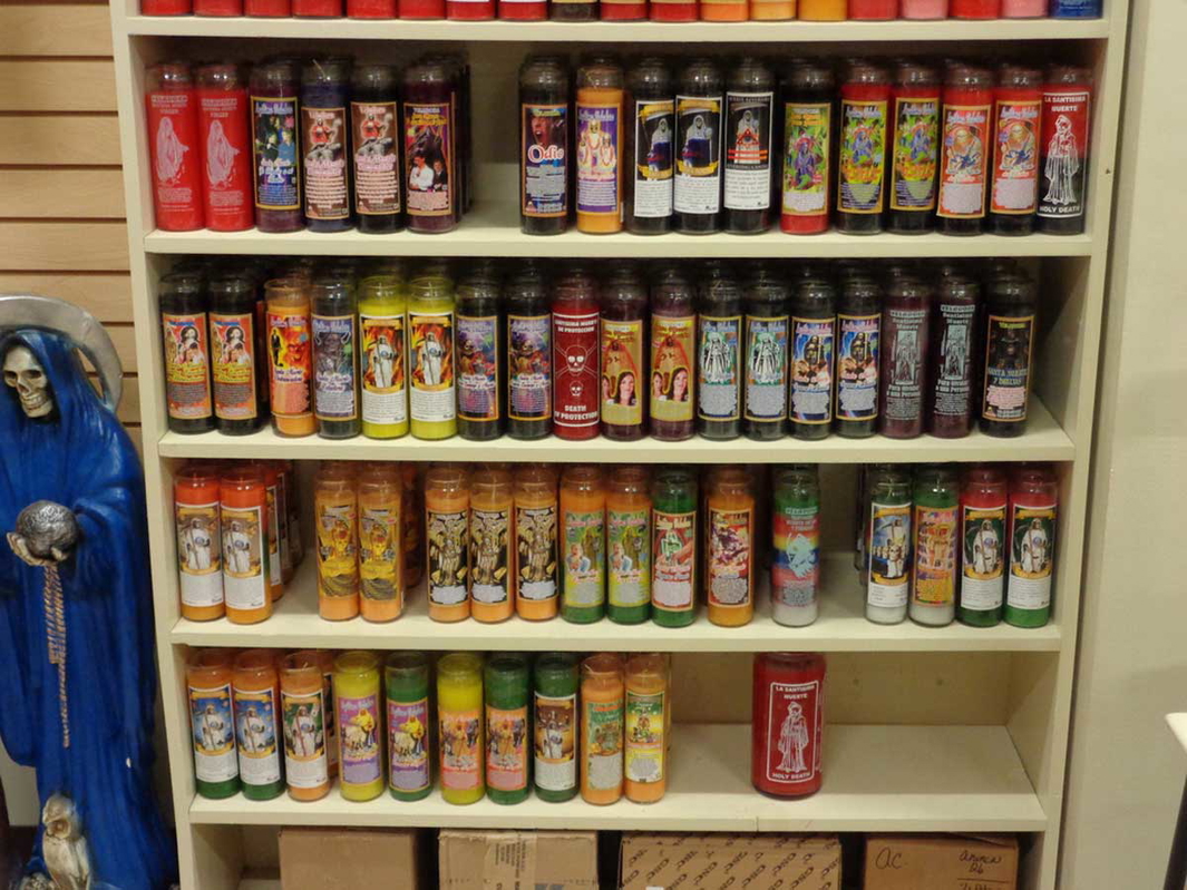 la santa muerte candles