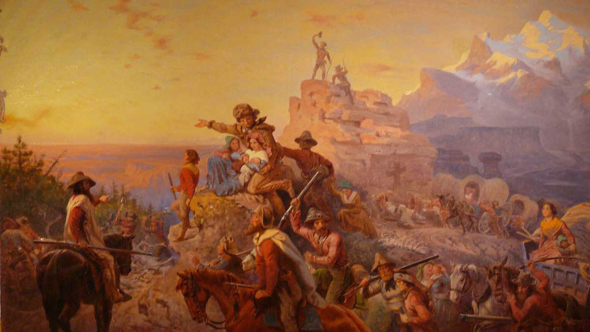 leutze westward expansion mural