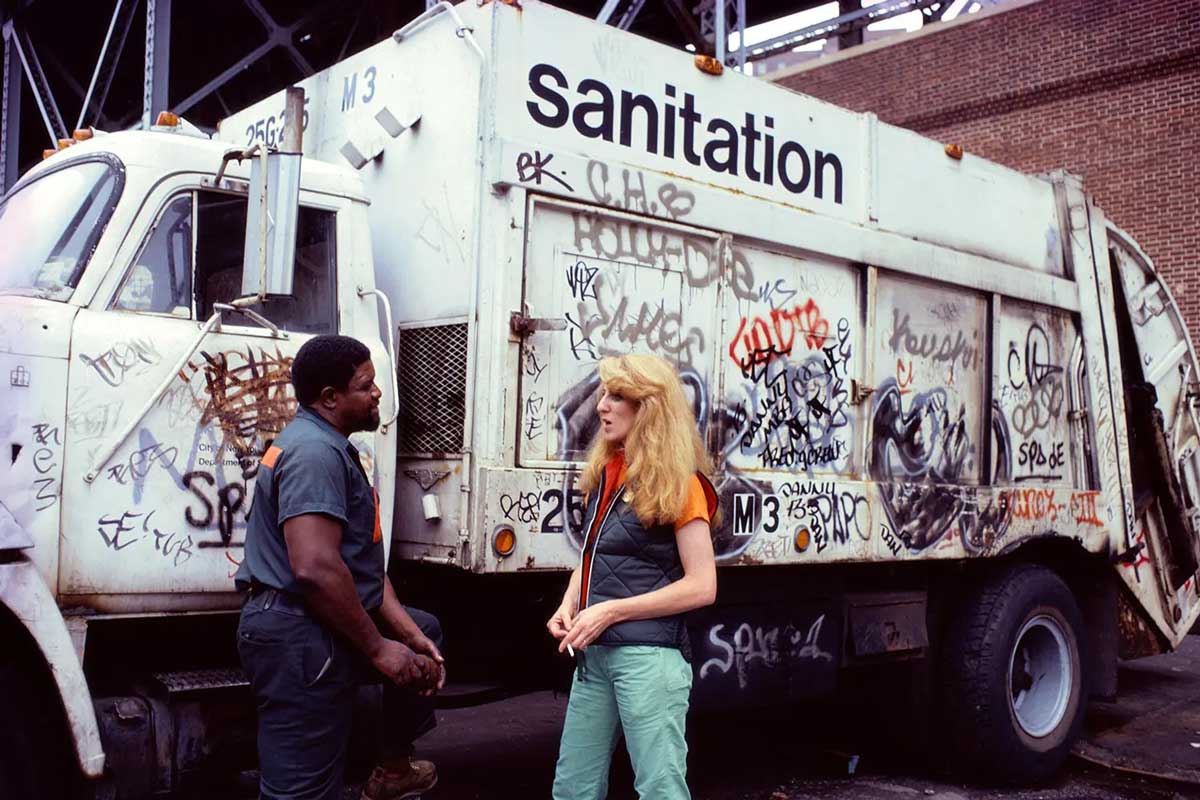 mierle laderman ukeles touch sanitation performance