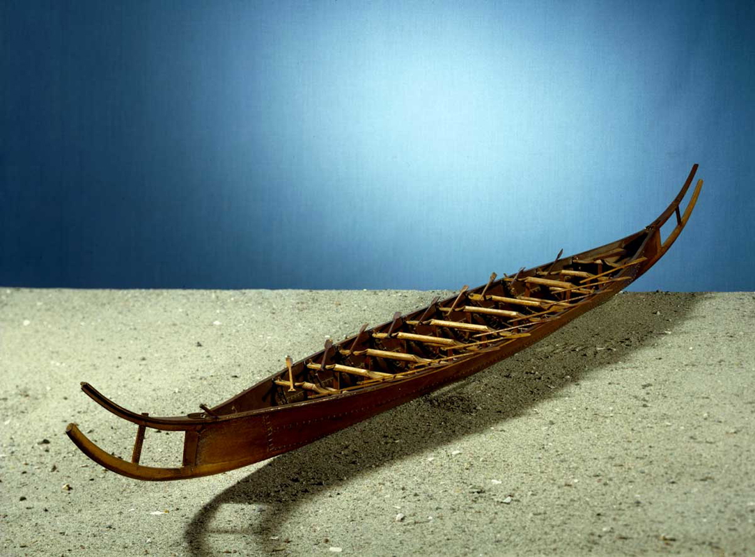 model iron age boat