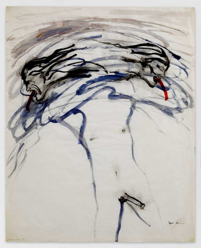 nancy spero male bomb war series