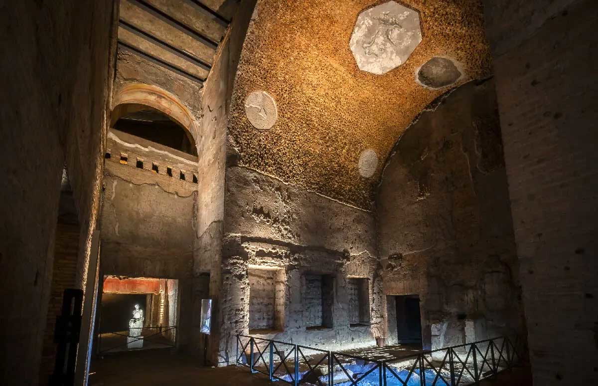 emperor nero domus aurea golden palace interior