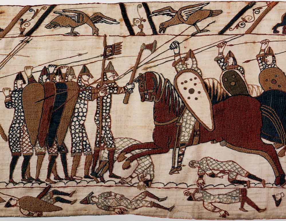 normans conquered england bayeux tapestry