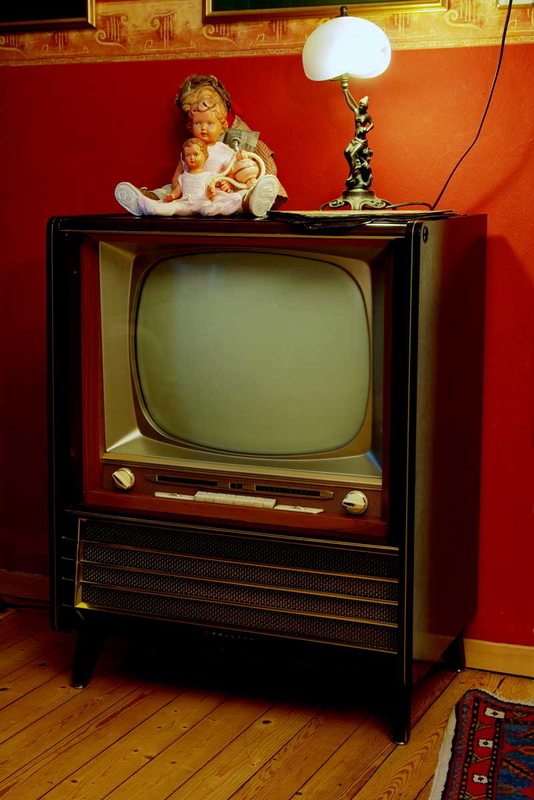old philips television