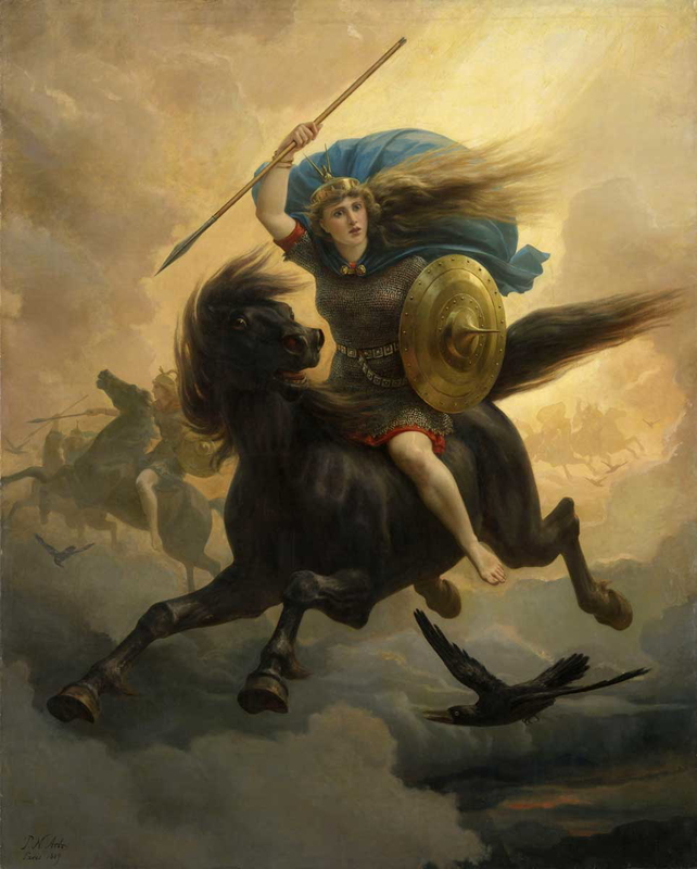 peter nicolai arbo 1869 valkyrie