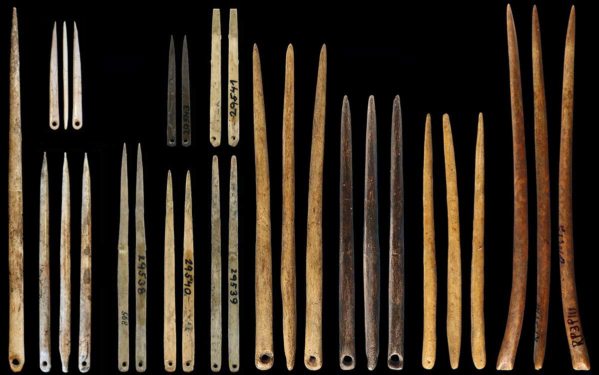 prehistoric inventions sewing needles