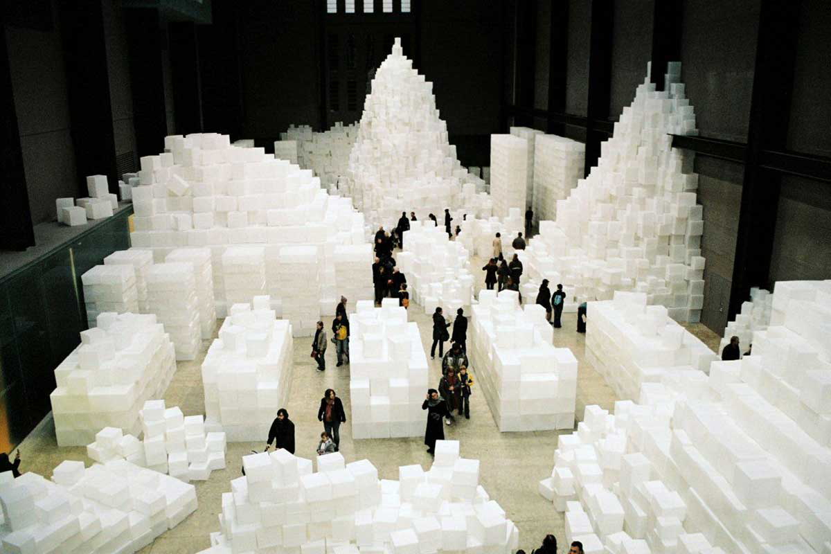 embankment tate turbine hall installation