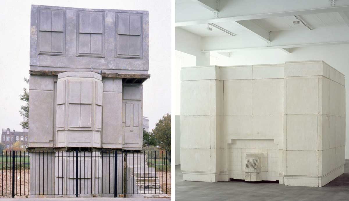 rachel whiteread famous sculptures