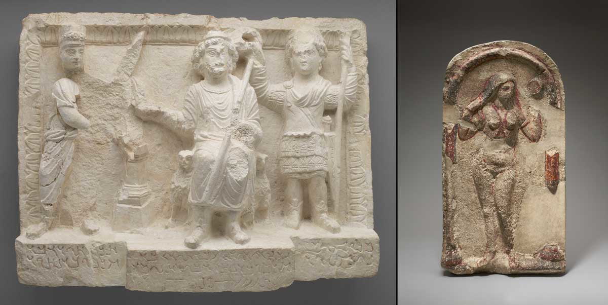 relief gad fortune and aphrodite roman