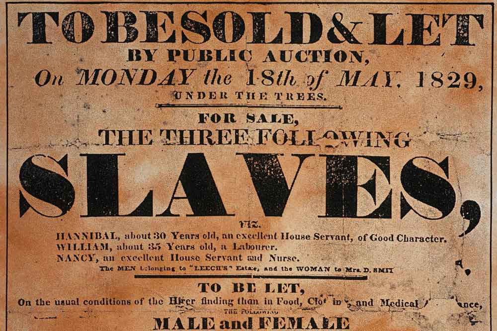 sale bill slaves