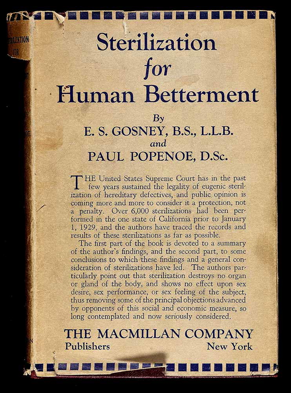 sterilisation for human betterment