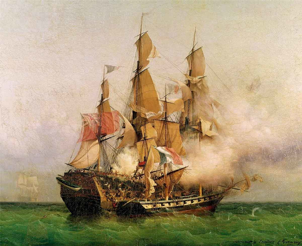 taking of the kent by robert surcouf privateer