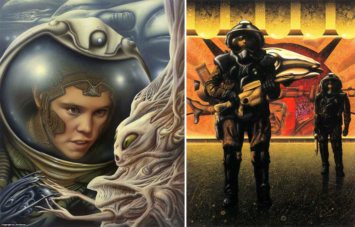 tertiary node tour universe by jim burns artist