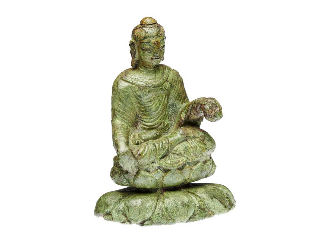 viking burial sweden buddha