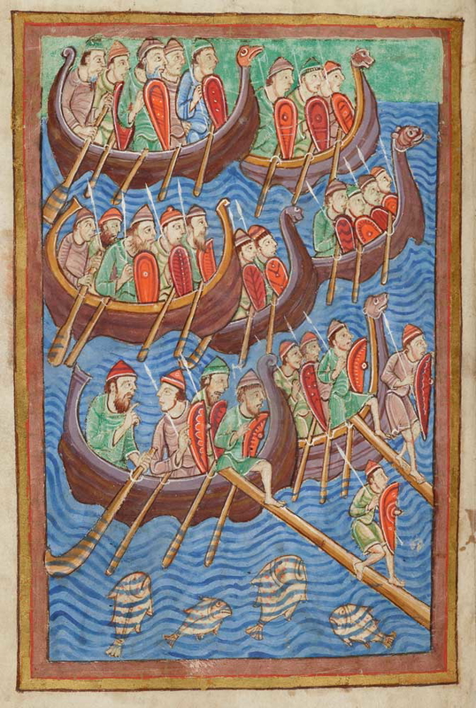 viking ships england invasion