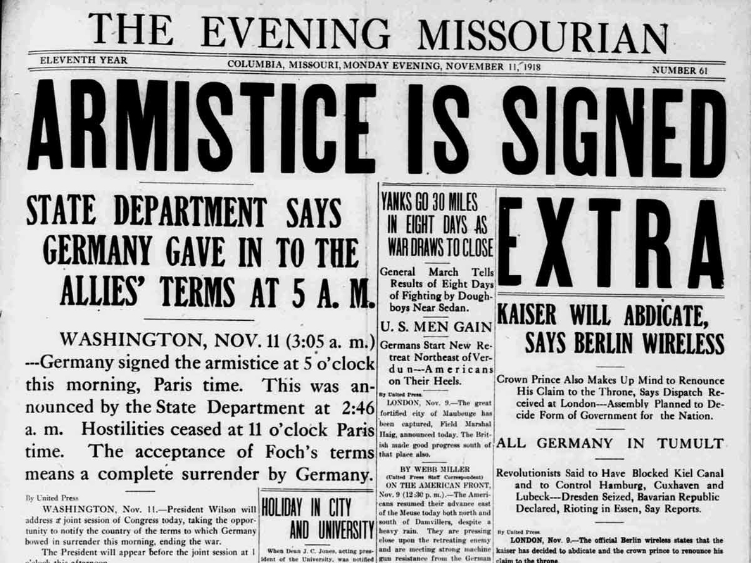 world war 1 armistice nov 1918