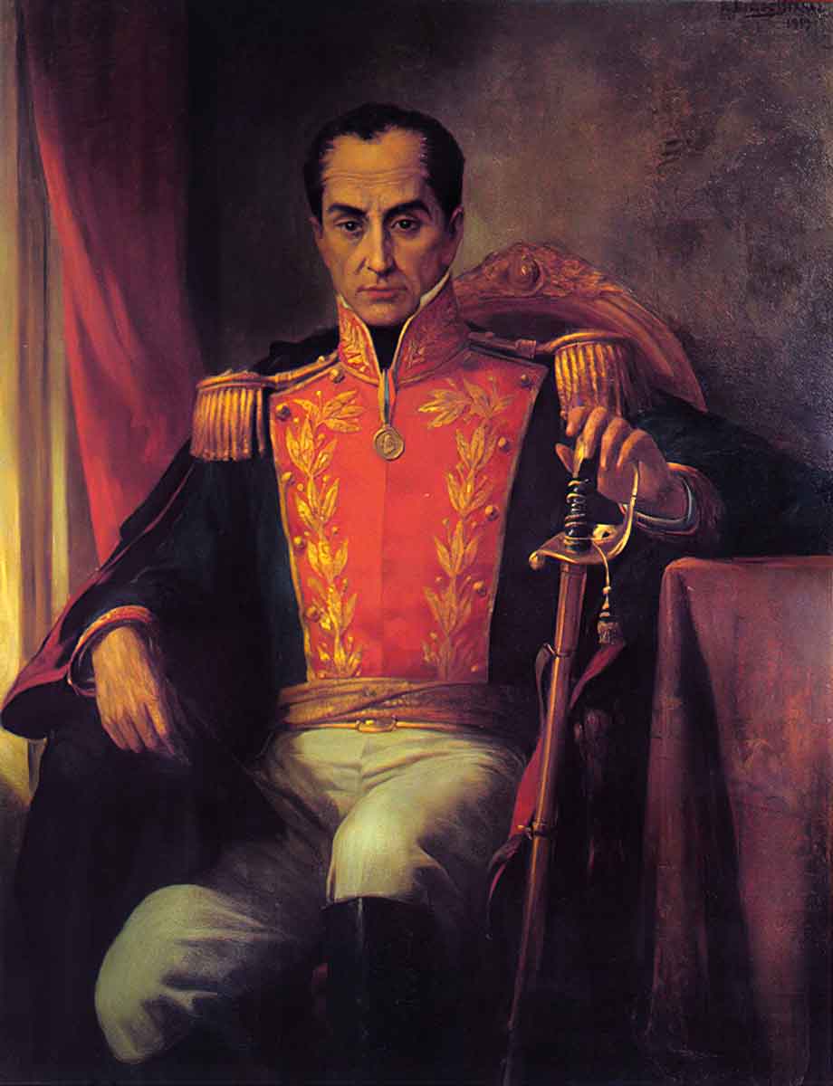 acevedo simon bolivar portrait