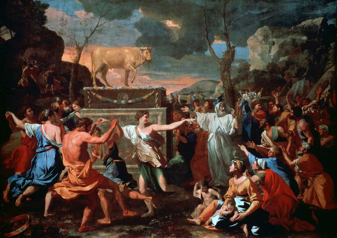 adoration golden calf nicolas
