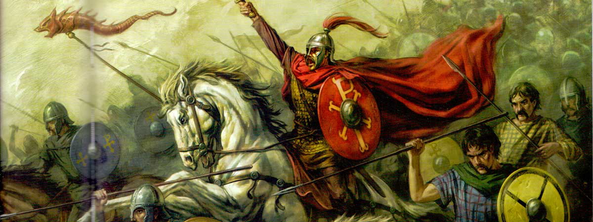 ambrosius aurelianus leads romano britons in battle