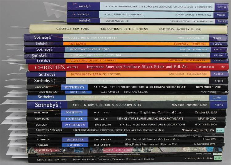 Auction Catalogs, Sotheby's and Christie's