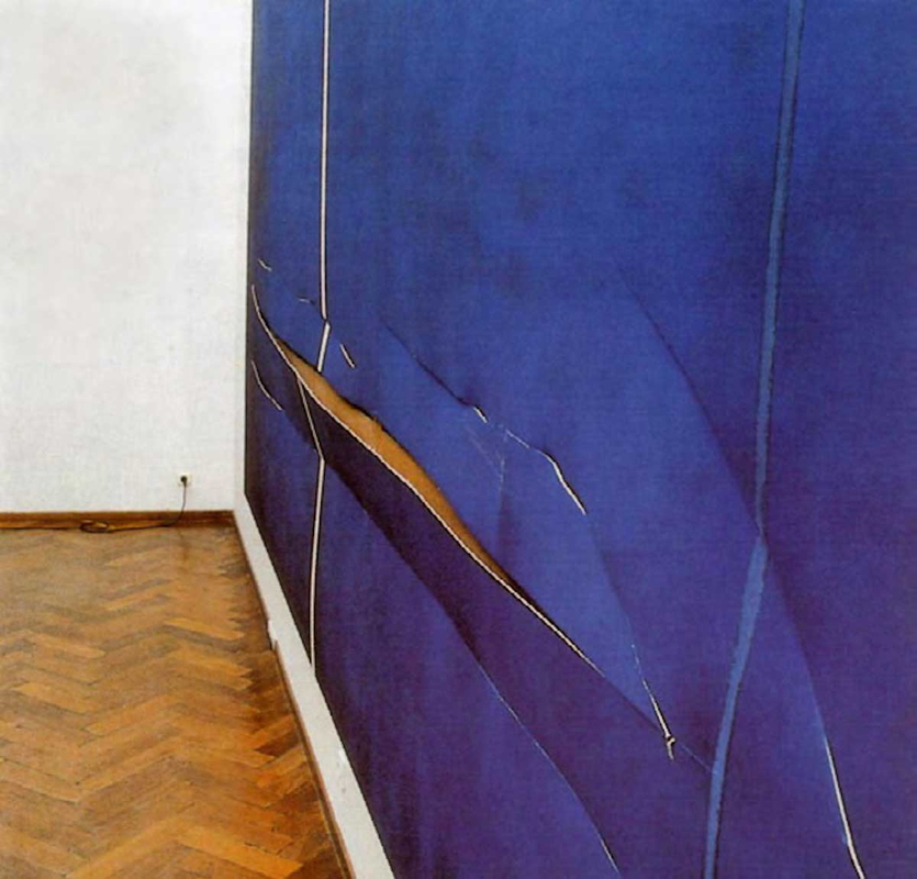 barnett newman cathedra painting damage