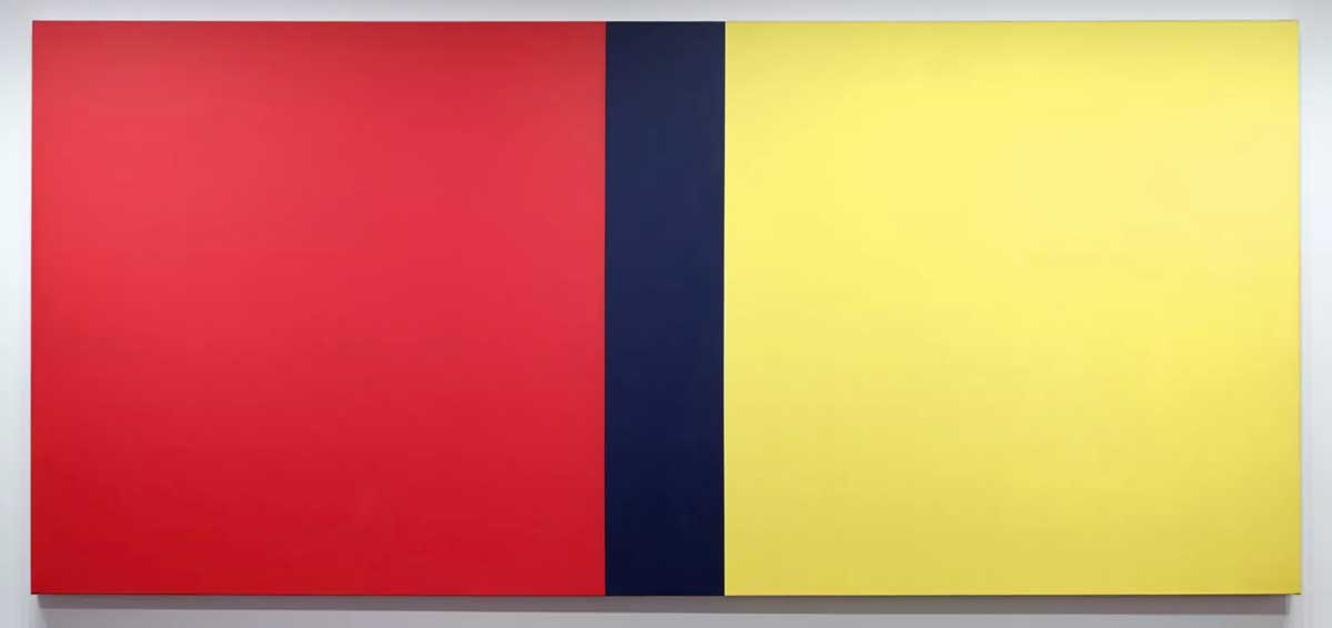barnett newman whos afraid red yellow blue IV