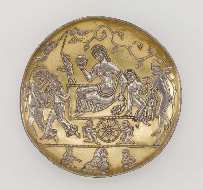 bowl triumphal bacchanalian sassanian